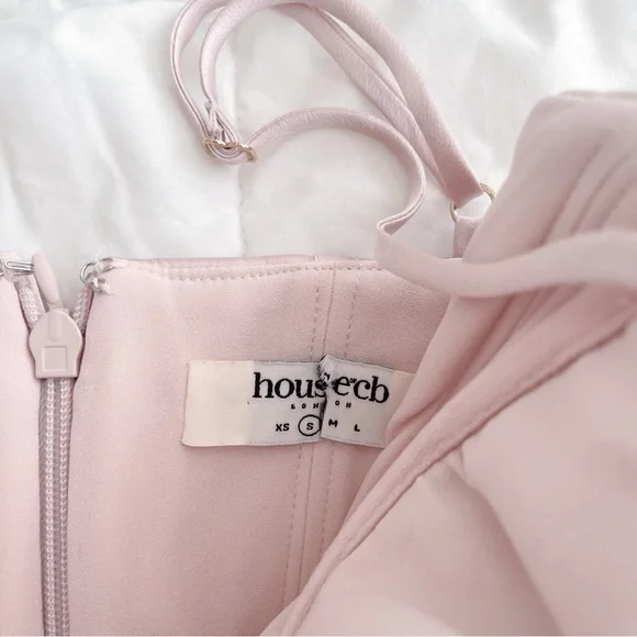 House of CB Myrna dress in blush - Picture 4 of 6